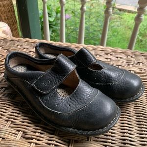 Born Black Leather Mules - Mary Jane Style